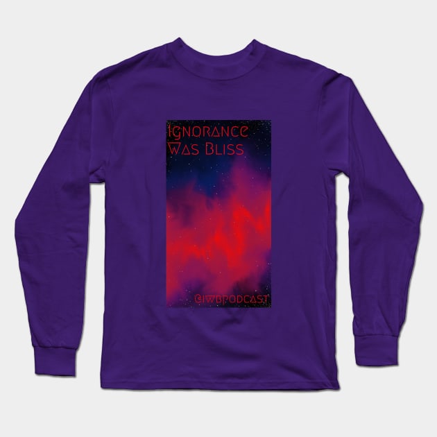 Red Aurora Long Sleeve T-Shirt by Ignorance Was Bliss